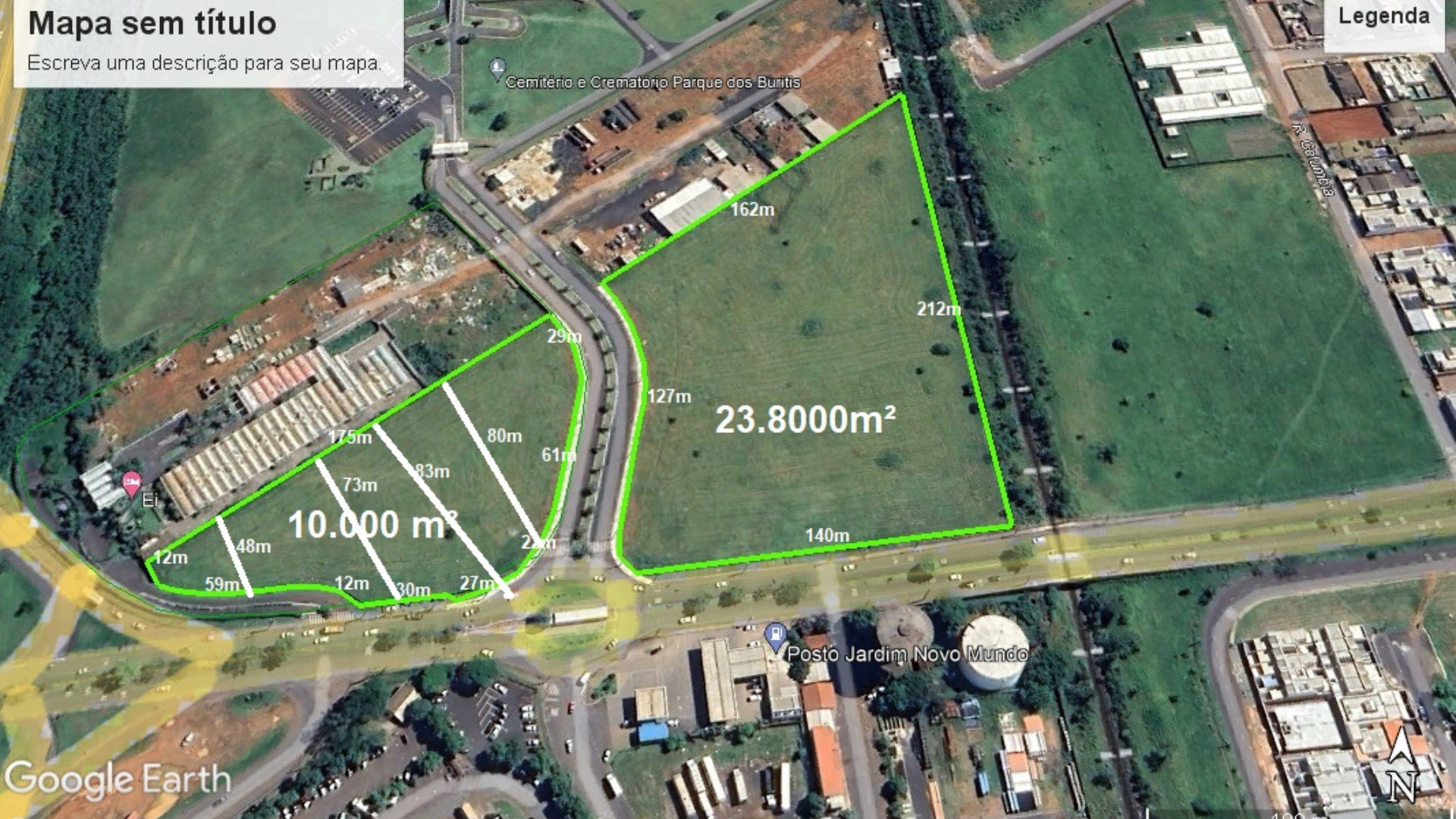 Area para Galpão